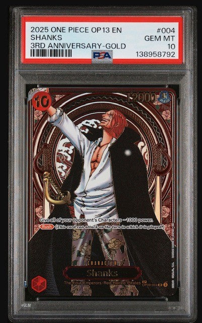 Gold Shanks PSA 10