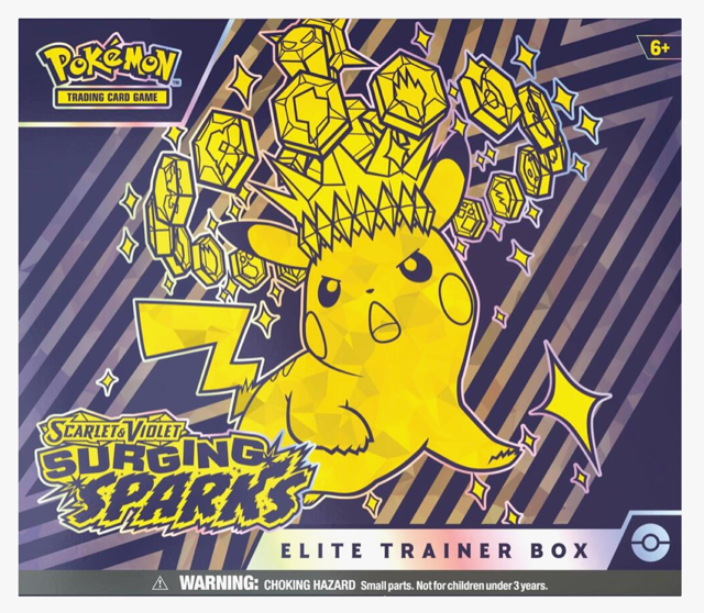 Pokemon: Surging Spark Elite Trainer Box